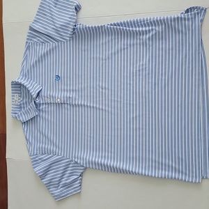 Peter Millar Summer Comfort Mens Striped Golf Polo Size XL